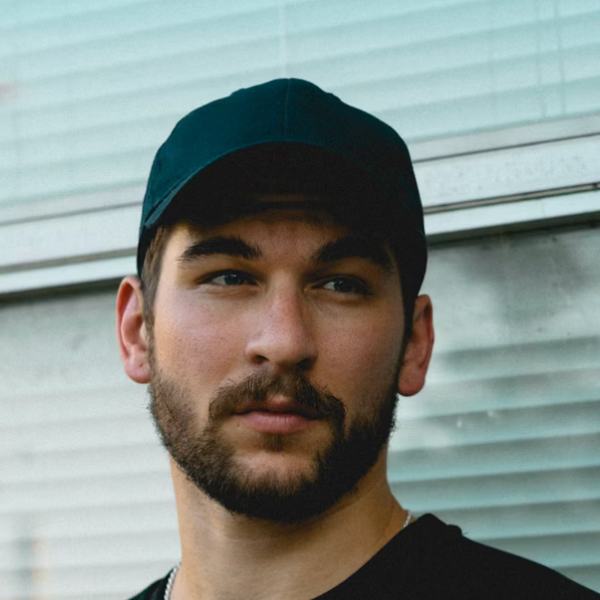 Man with short hair and beard